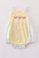 Yellow puppy embroidery bubble