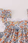 Fall floral print bloomer set