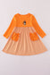 Orange Tennessee go vols applique dress