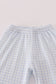 Cream puppy embroidery pants set