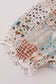 Fall floral print turkey pumpkin embroidery 3pc set