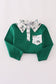 Green duck print pants set