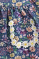 Purple floral lace bloomer set