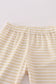 Puppy embroidery smocked ruffle pants set