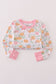 Pink pumpkin bamboo pajamas set