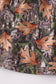 Forest hunting deer embroidery ruffle pants set