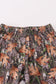 Forest hunting deer embroidery pants set