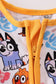 Character print bamboo pajamas romper