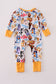 Character print bamboo pajamas romper