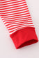 Red football applique top