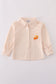 Cream sweet as pie french knot button down shirt