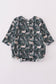 Camouflage hunting deer applique ruffle bubble
