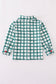 Green plaid button down shirt