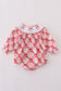 Red santa claus smocked bubble