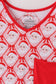 Red santa claus print bamboo mom gown