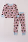 Pink princess bamboo pajamas set
