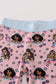 Pink princess bamboo pajamas set