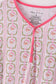 Pink santa claus mom pajamas pants set
