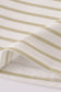 Khaki stripe pants set