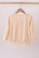 Cream reindeer embroidery top