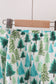 Green christmas tree print pajamas set