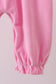 Pink nutcracker embroidery velvet romper