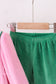 Pink nutcracker embroidery velvet ruffle pants set