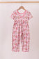 Pink christmas tree bamboo jumpsuit