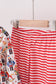Red nutcracker print pants set