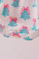 Mint christmas tree ruffle bubble