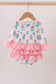Mint christmas tree ruffle bubble