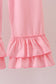 Mint christmas tree ruffle pants set