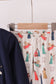 Navy nativity french knot pants set