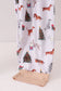Christmas tree animal adult bamboo pajamas pants