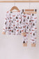 Christmas tree animal bamboo pajamas pants set