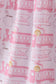 Pink train bamboo pajamas dress