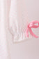 Pink santa claus embroidery ruffle bloomer set