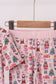 Nutcracker print bamboo ruffle pants set