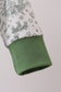 Green christmas tree print romper
