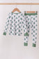 Green christmas tree bamboo pajama set