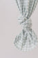 Sage ribbon bow gingham gown