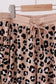 Brown leopard bamboo mom pajama pants