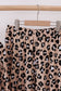 Brown leopard bamboo mom pajama set