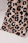 Brown leopard bamboo mom pajama set