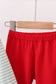 Green farm applique stripe ruffle pants set