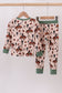 Green cowboy bamboo pants set