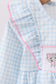 Blue animal smocked ruffle bloomer set