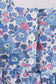 Blue floral ruffle jumpsuit
