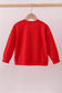 Red bow applique mom&me top
