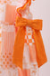 Orange Tennessee patchwork ruffle bubble